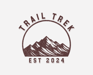 Hiker - Travel Tourist Mountain logo design