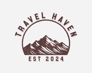 Tourist - Travel Tourist Mountain logo design