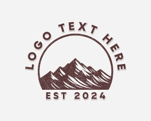 Tourist - Travel Tourist Mountain logo design