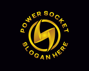 Socket - Electricity Power Charge logo design