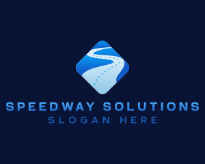 Roadway - Highway Traffic Sign logo design