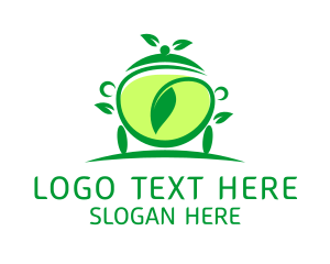 Food Cart - Green Tea Cart logo design