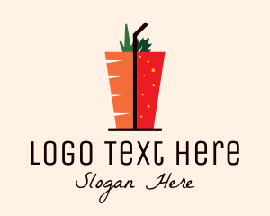 Healthy - Healthy Mixed Drink logo design