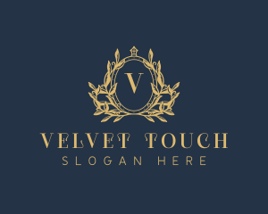 Luxury Wreath Crest logo design