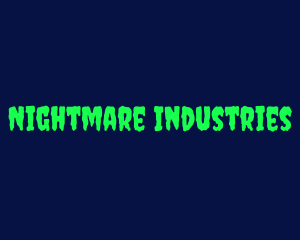 Horror - Horror Slime Wordmark logo design