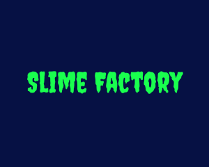 Horror Slime Wordmark logo design