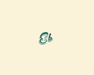 Retro Script Brand Logo