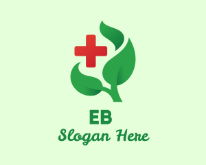 Organic - Herbal Leaves Medicine logo design