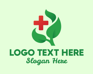 Pharmaceutical - Herbal Leaves Medicine logo design