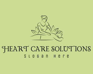 Natural Masseuse Wellness logo design