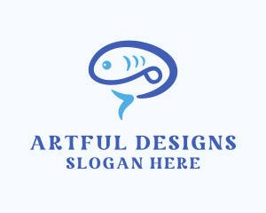 Blue Fish logo design