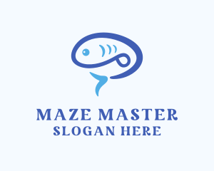 Blue Fish logo design