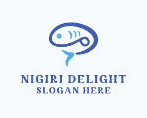 Blue Fish logo design