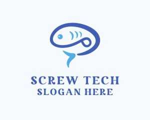 Blue Fish logo design