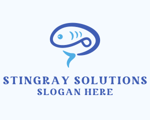 Blue Fish logo design