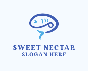 Blue Fish logo design