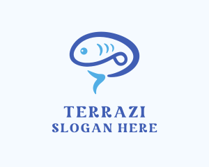 Blue Fish logo design