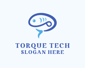 Blue Fish logo design