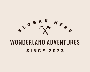 Mountain Hiking Adventure logo design