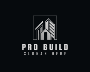 Residential House Building  logo design