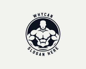 Bodybuilding - Bodybuilder Fitness Trainer logo design