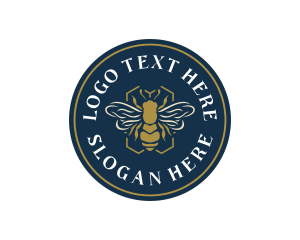 Insect - Sting Bee Honey logo design