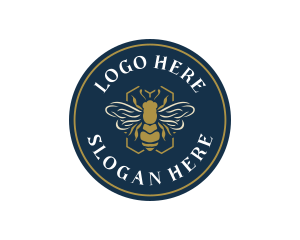 Emblem - Sting Bee Honey logo design