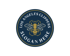 Beekeeper - Sting Bee Honey logo design