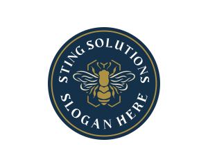 Sting Bee Honey logo design