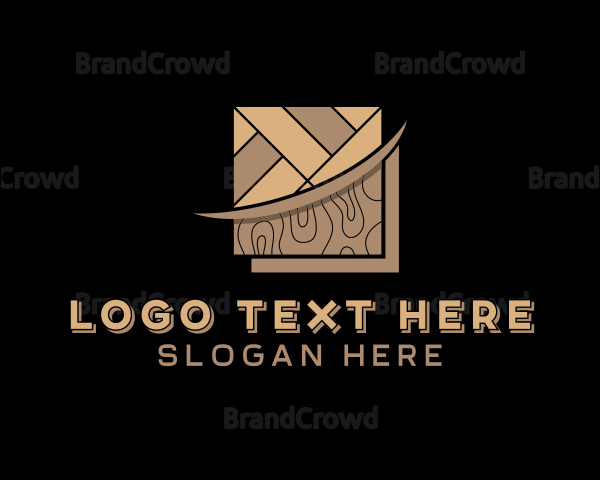 Tile Floorboard Tiling Logo