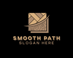 Paving - Tile Floorboard Tiling logo design