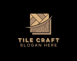 Tile Floorboard Tiling logo design