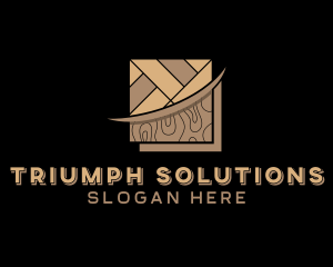 Flooring - Tile Floorboard Tiling logo design