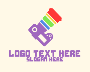 Colorful Camera Lens Logo