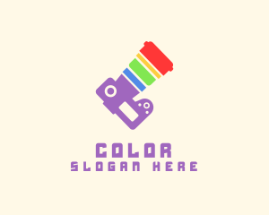 Colorful - Rainbow Camera Lens logo design