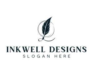 Stationery - Stationery Feather Quill logo design