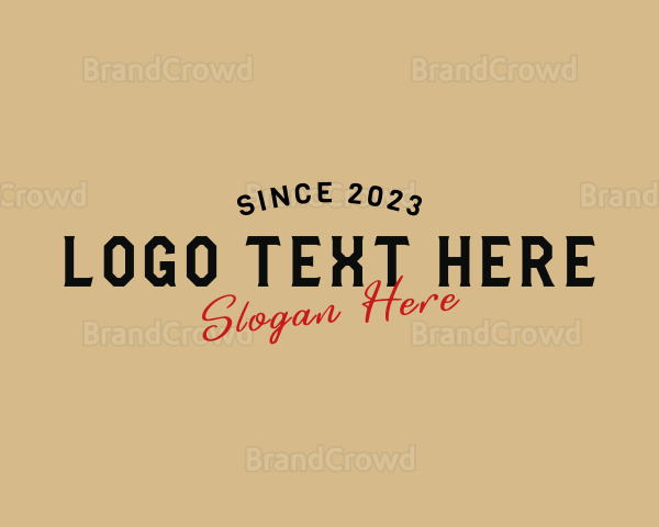 Retro Apparel Brand Logo