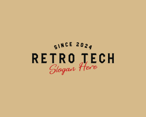 Retro Apparel Brand logo design