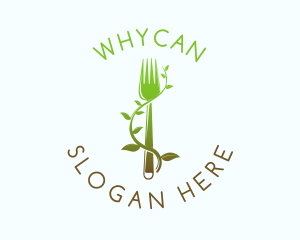 Organic Vine Fork Logo