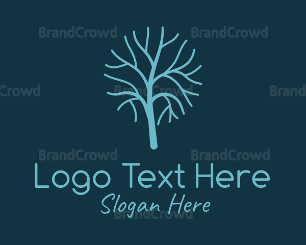 Winter Leafless Tree Logo