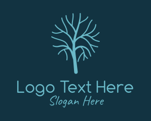 Winter - Winter Leafless Tree logo design