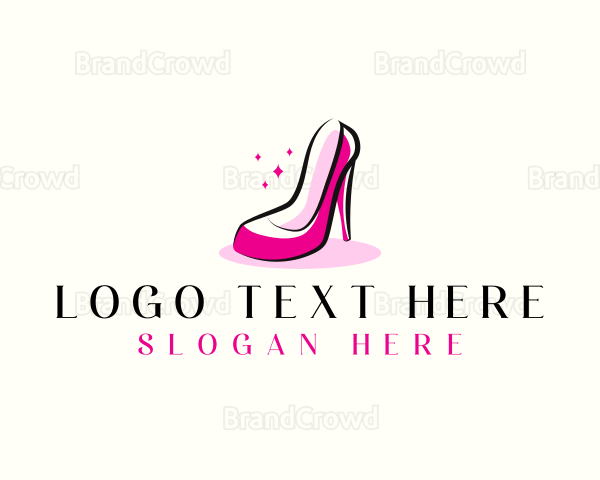 Elegant Women Shoe Logo