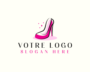 Pumps - Elegant Women Shoe logo design