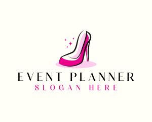 Shoe - Elegant Women Shoe logo design