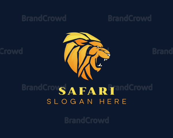 Premium Predator Lion Logo