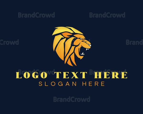 Premium Predator Lion Logo
