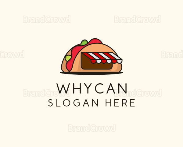 Mexican Taco Food Logo