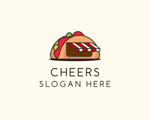 Mexican Taco Food Logo