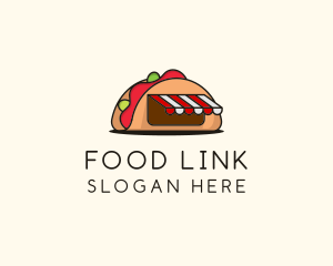 Mexican Taco Food logo design