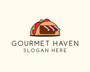 Mexican Taco Food logo design